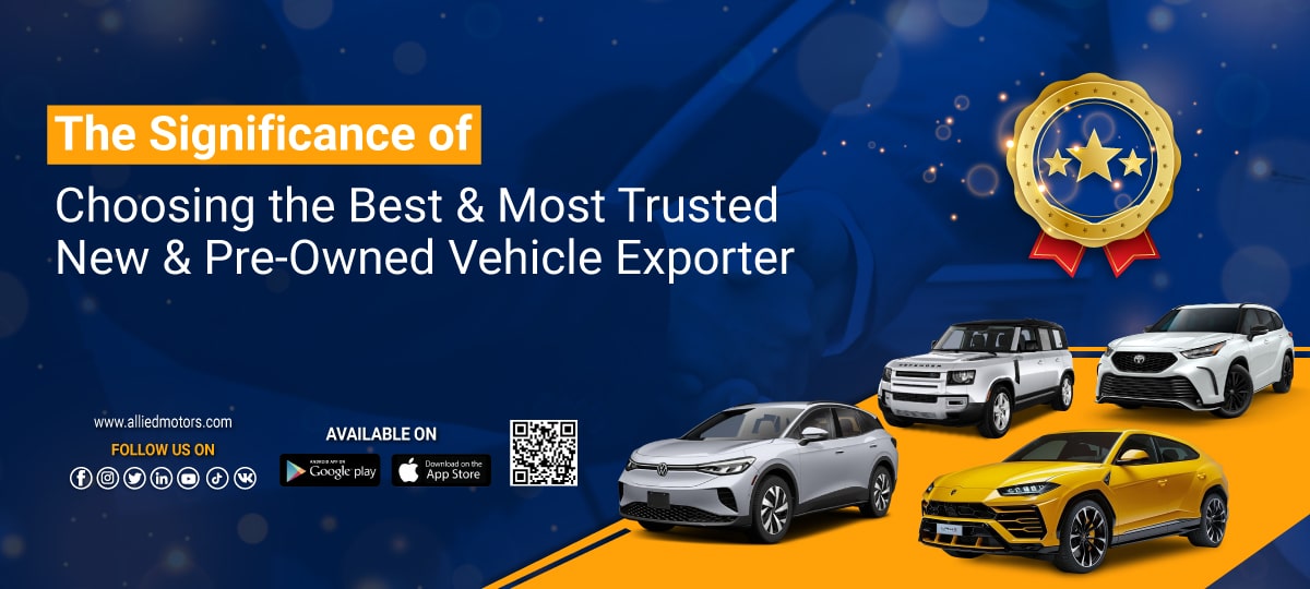  New & Pre-Owned Vehicle Exporter
