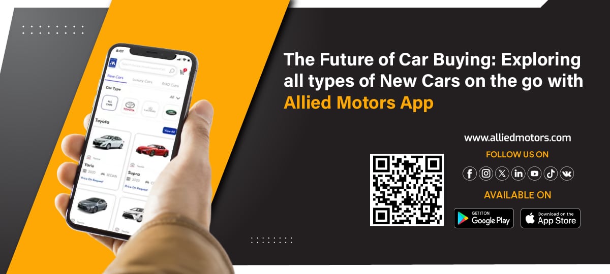 Exploring all types of New Cars on the go with Allied Motors App